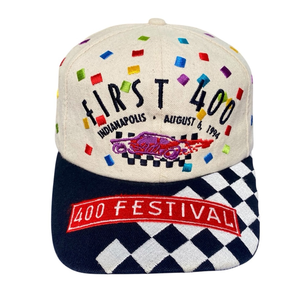 Brickyard 400 Festival Hat Cap Vintage NASCAR Racing Indianapolis RARE - Picture 2 of 7